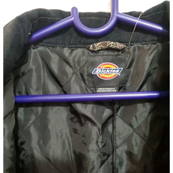 NWT DICKIES Ellis Floral Print Duck Brown Canvas Cropped Jacket Sz 2XL - Picture 14 of 16